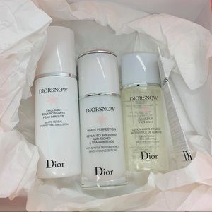 Dior Snow Skincare Set
